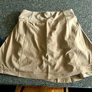 Athlete khaki school day skirt